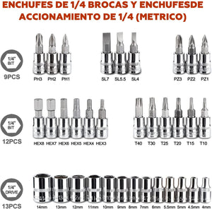 Juego De Llaves De 46 Piezas